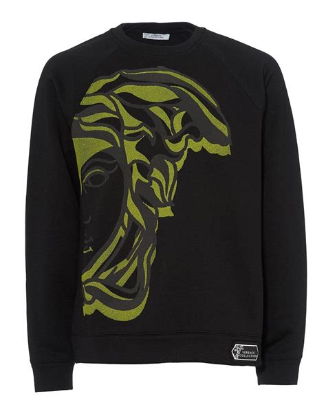 versace sweat shirt männer|Versace sweatshirt medusa.